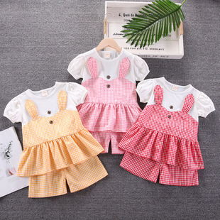 1-5 años niño vestido de verano manga corta shorts conjuntos bebé verano slim algodón lino camisetas suelto niño dos piezas lotes pic 12
