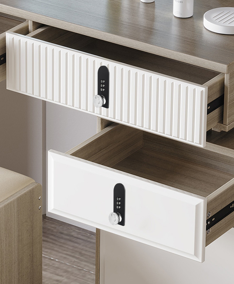 机械拨盘密码塑料密码锁抽屉密码锁储物柜锁文件柜锁信箱转舌锁详情15