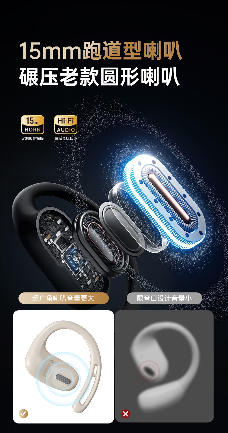 The new cross-border over-ear Bluetooth headphones are lightweight, comfortable, have an ultra-long battery life, and feature silicone low-latency non-in-ear ear tips pic 8