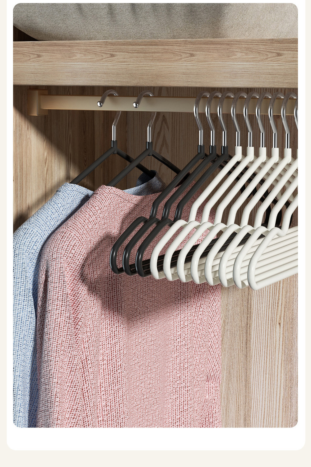 加粗防滑衣架10个多款可选详情22