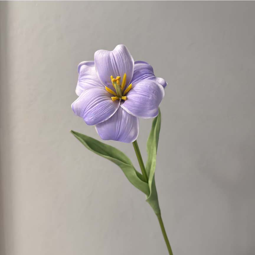 PU开口笑郁金香仿真假花手感保湿婚庆用花摄影道具装饰摆件仿真花详情34