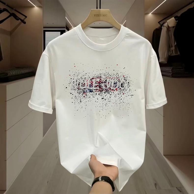 跨境夏季新款男士短袖t恤国潮圆领修身潮流休闲百搭速干运动上衣详情13