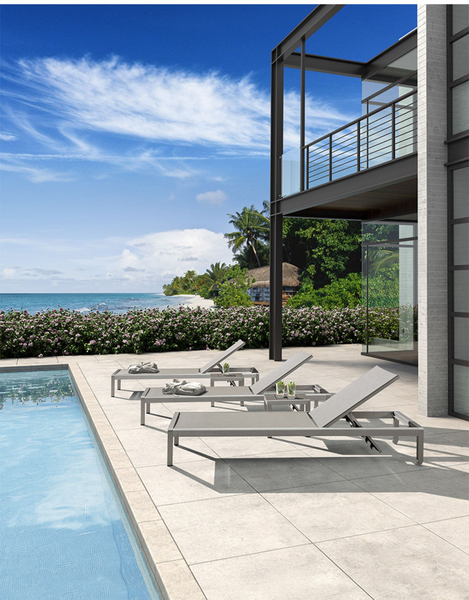 ly户外躺椅防庭院阳台铝合金室外休闲折叠游泳池躺床防晒沙滩椅详情21