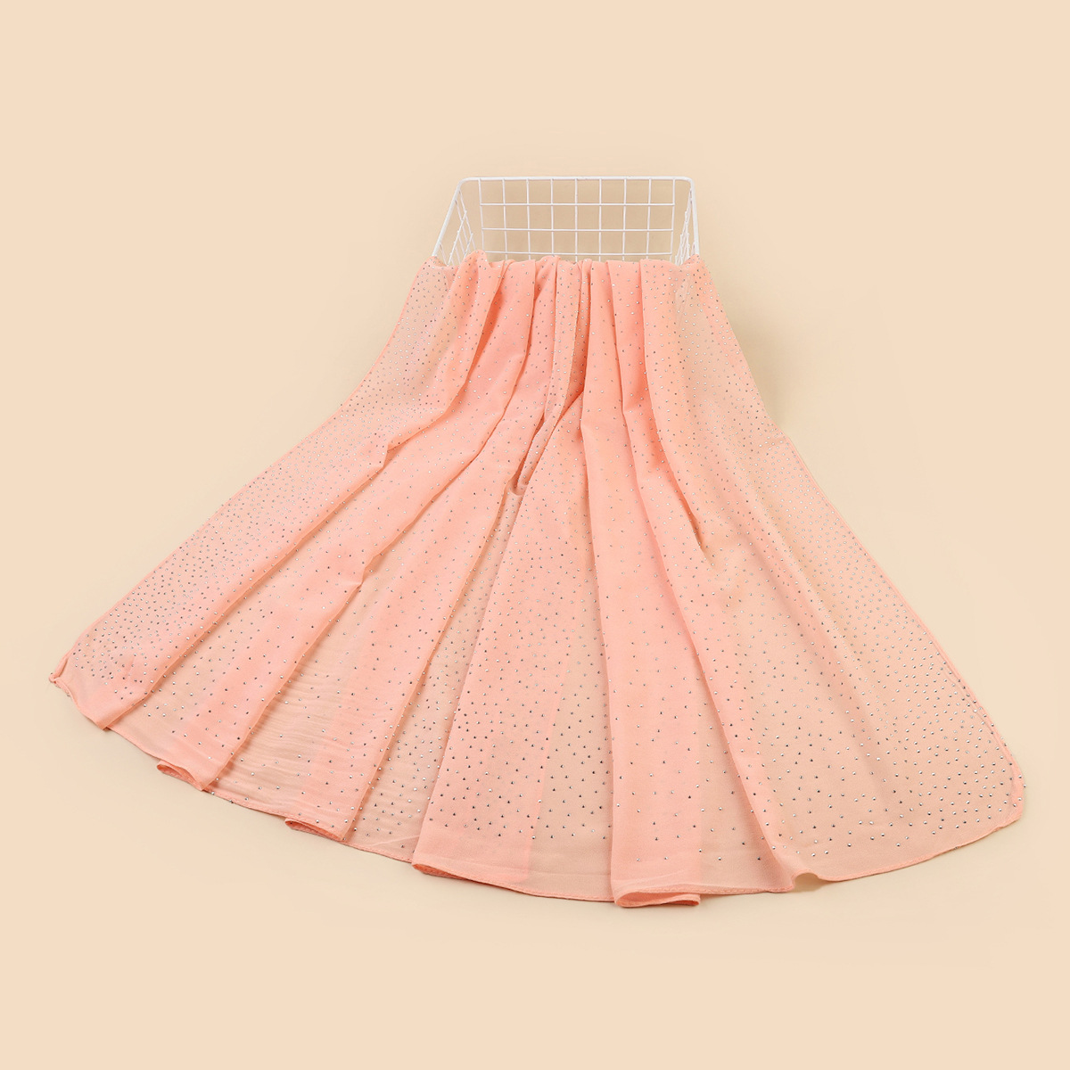 A199速卖通新款烫钻妇女盖头厂家围巾绒雪仿女头巾外贸货源详情6