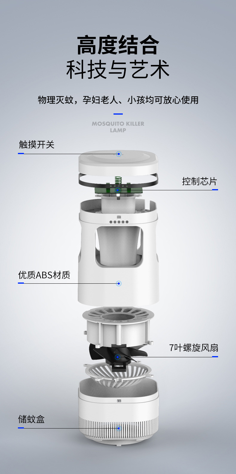 灭蚊灯usb led户外光触媒孕妇婴儿家用户外灭蚊灯器普通款有FCC认详情13