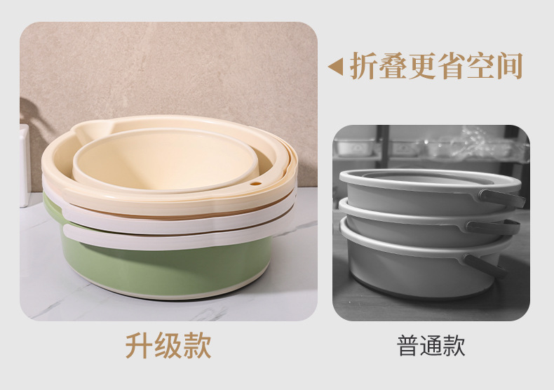 便携式可折叠水桶车载户外露营小洗车桶车用钓鱼桶旅行家用塑料桶详情12