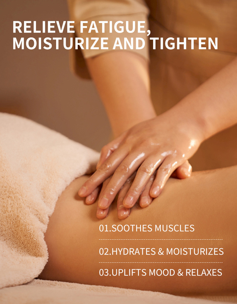 Our foreign trade factory offers OEM services for cross-border carrot essential oil, body SPA moisturizing, meridian-promoting massage, and almond massage oil pic 9