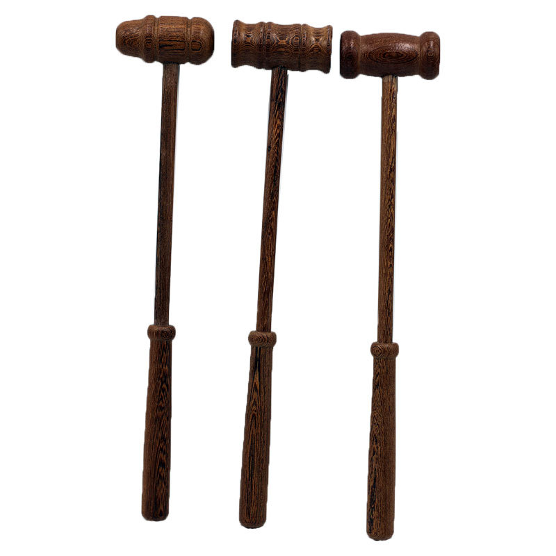 Chicken wing wood back massage device, solid wood dual-purpose fitness hammer, no need to tickle or scratch, wooden craft gift wholesale pic 7
