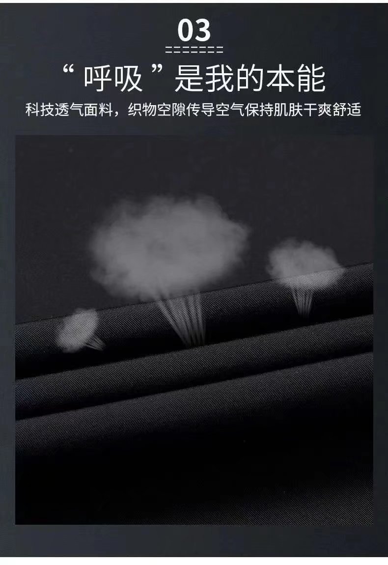 夏季商务休闲冰丝裤子直筒宽松男裤男士运动百搭长裤日常服装爆款详情12