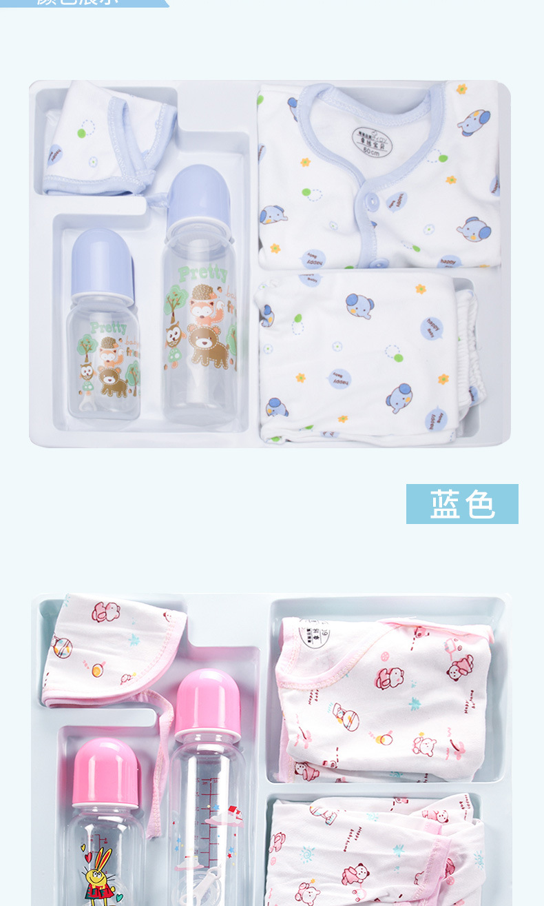 跨境婴儿PP奶瓶外出便携5件套礼盒套装母婴用品厂家批发奶瓶配件详情11