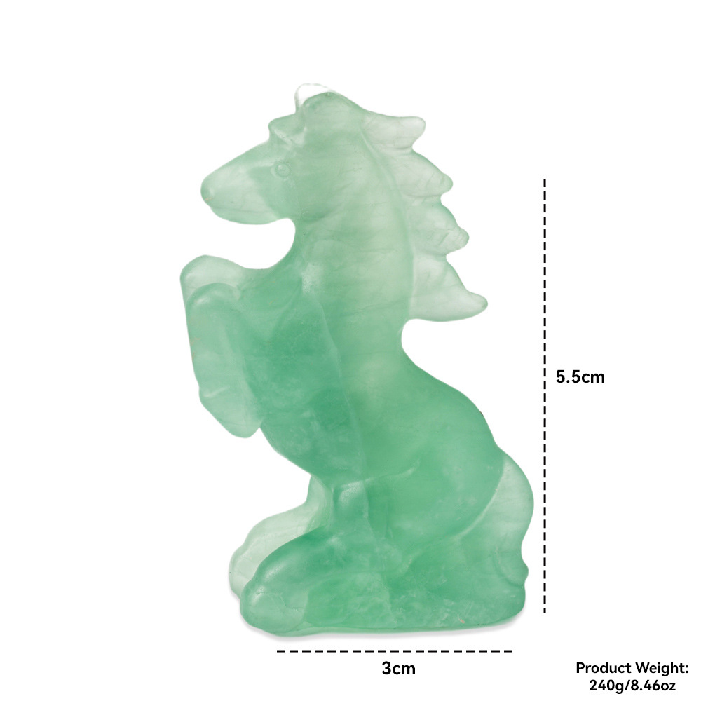 天然樱花玛瑙雕刻小怪兽精灵独角兽摆件摆台公仔,新品节日礼品详情9