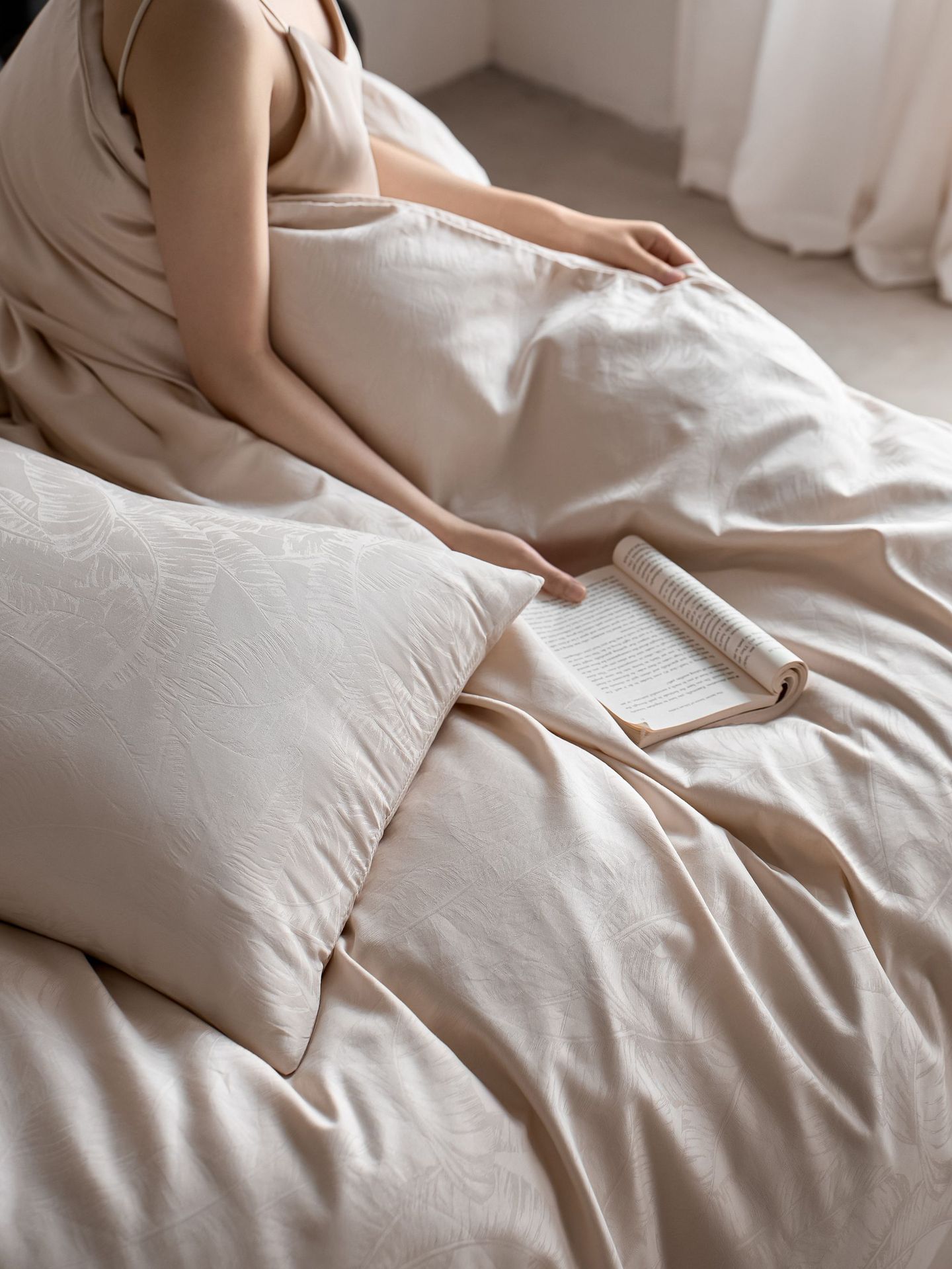 100-piece Xinjiang long-staple cotton all-cotton brocade jacquard four-piece set, high-end light luxury quilt cover and bed cover, pure cotton all-season style pic 51