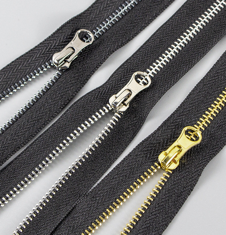 厂家现货批发5号金属拉链多色服装外套拉锁闭口单开双开真铜拉链详情12