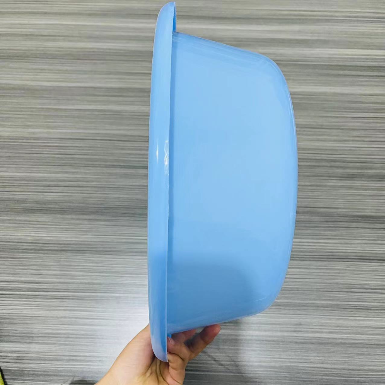 【 Office 】608 basin, 100 per piece, 608 plastic basin, washbasin, thickened basin, strawberry basin, vegetable basin, laundry basin, foot basin, plastic basin wholesale pic 2