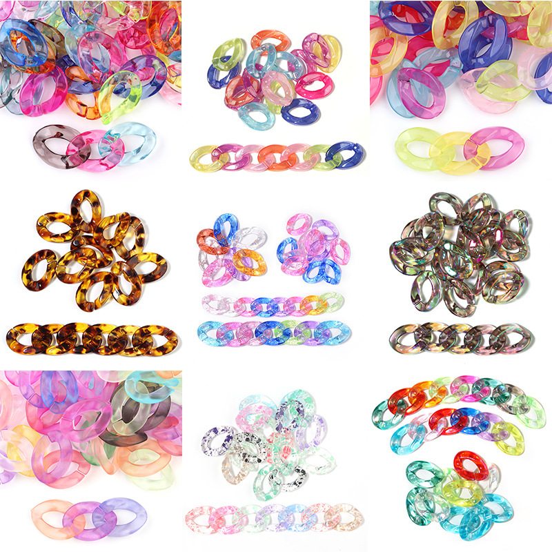 Wholesale of popular transparent colored gold sand leaf pendants in Europe and America, diy maple leaf bags, pendants and small accessories pic 12