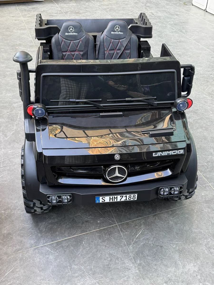 奔驰儿童电动车可坐大人四轮大号无刷电机汽车带遥控小孩玩具童车详情31