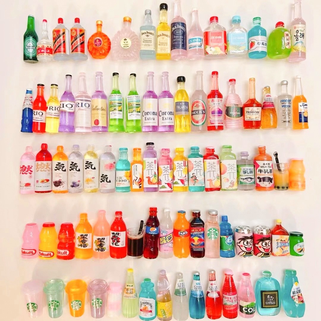Mini simulation small items blind bags, supermarket toys, miniature food toys, beverage bottles, food models, blind boxes, small gifts pic 5
