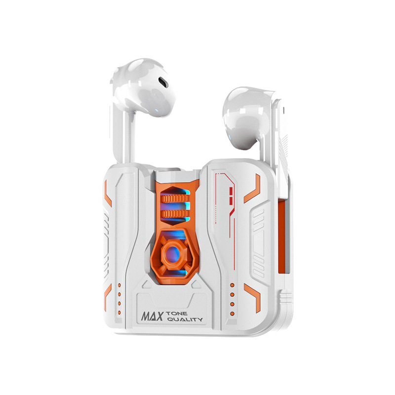GM80 wireless Bluetooth headphones feature intelligent noise cancellation, comfort, water resistance, in-ear gaming, music, mecha, cool appearance and private mold pic 15