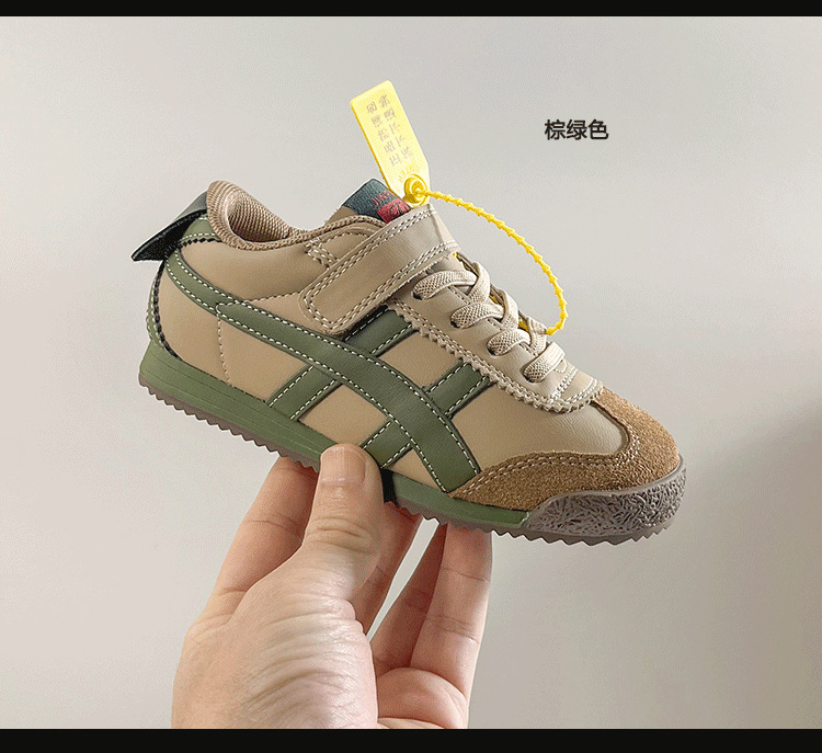 软皮阿甘鞋儿童2024新款春秋季运动鞋男童鞋子板鞋女童小白鞋潮牌详情7