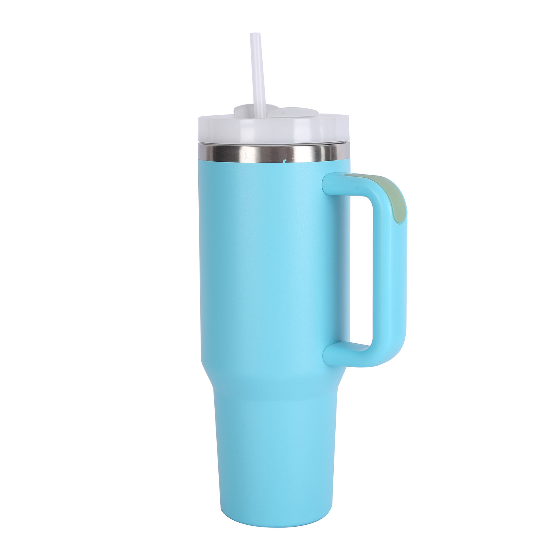 跨境40oz二代汽车杯冰霸杯304不锈钢保温杯带手柄吸管杯带吸管详情18