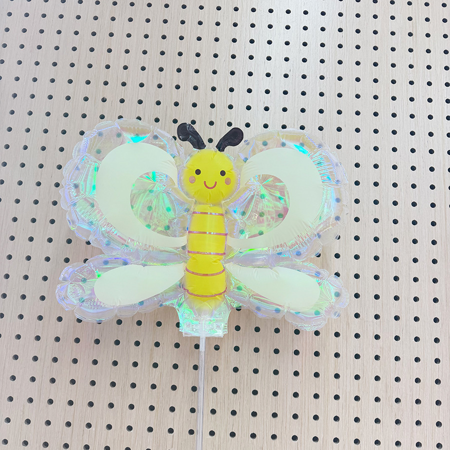 New cross-border colorful bow clip balloon, kindergarten activity gift, birthday photo balloon, cute little bear pic 5