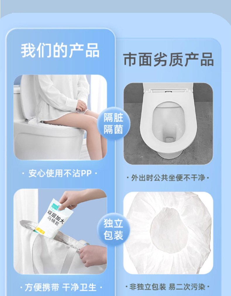 一次性马套垫智能马桶通用加厚加大双筋便携酒店大号一次性马桶垫详情4