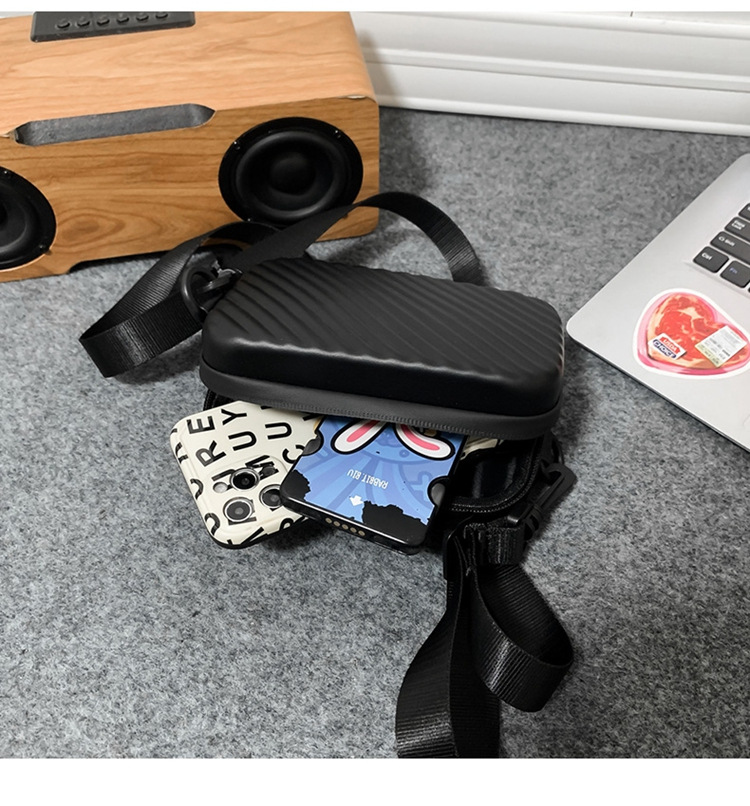 跨境时尚小挎包手机包硬壳盒子小方包通勤百搭单肩包潮流斜挎包详情30