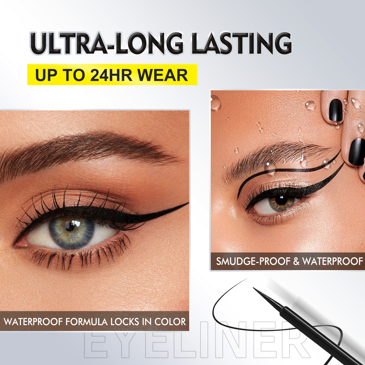 Cross-border bob quick-drying eyeliner liquid is smooth and easy to apply pic 4