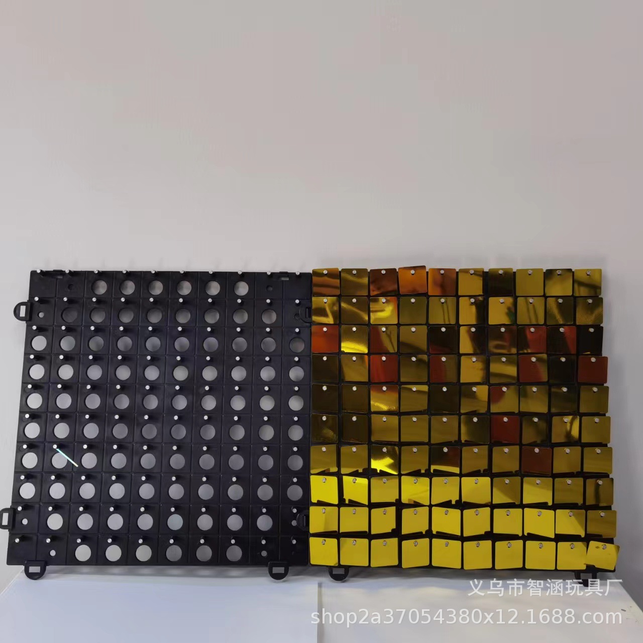 风动板商场墙装饰派对舞台婚庆活动背景风动扣板广告招牌节日布置详情12