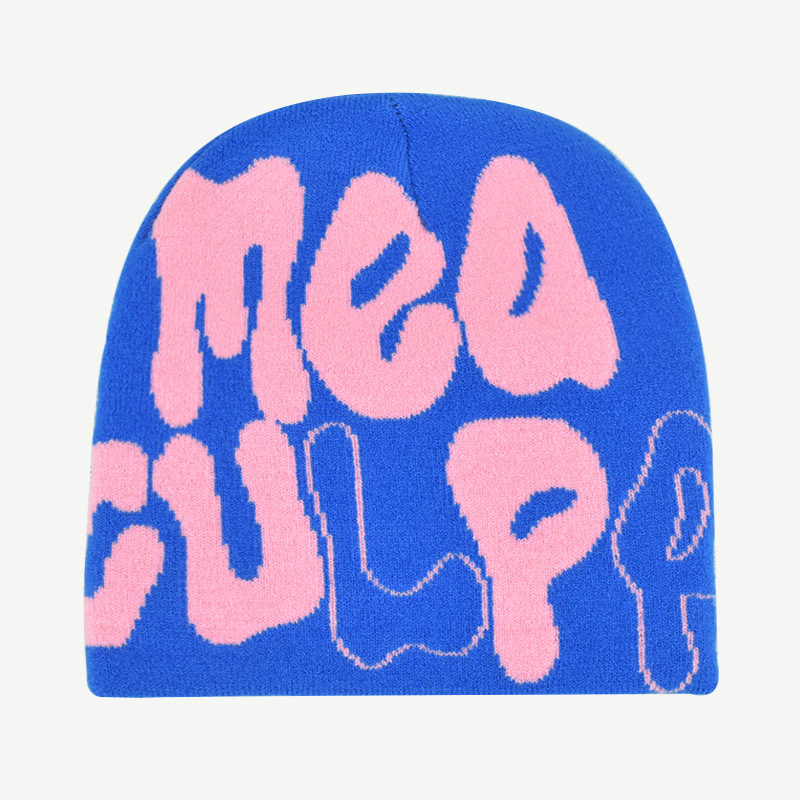 Amazon cross-border bestsellers: knitted hats for men and women, jacquard hats, popular hats from Europe and America, hip-hop hats, letter hats, AliExpress from Europe and America pic 31