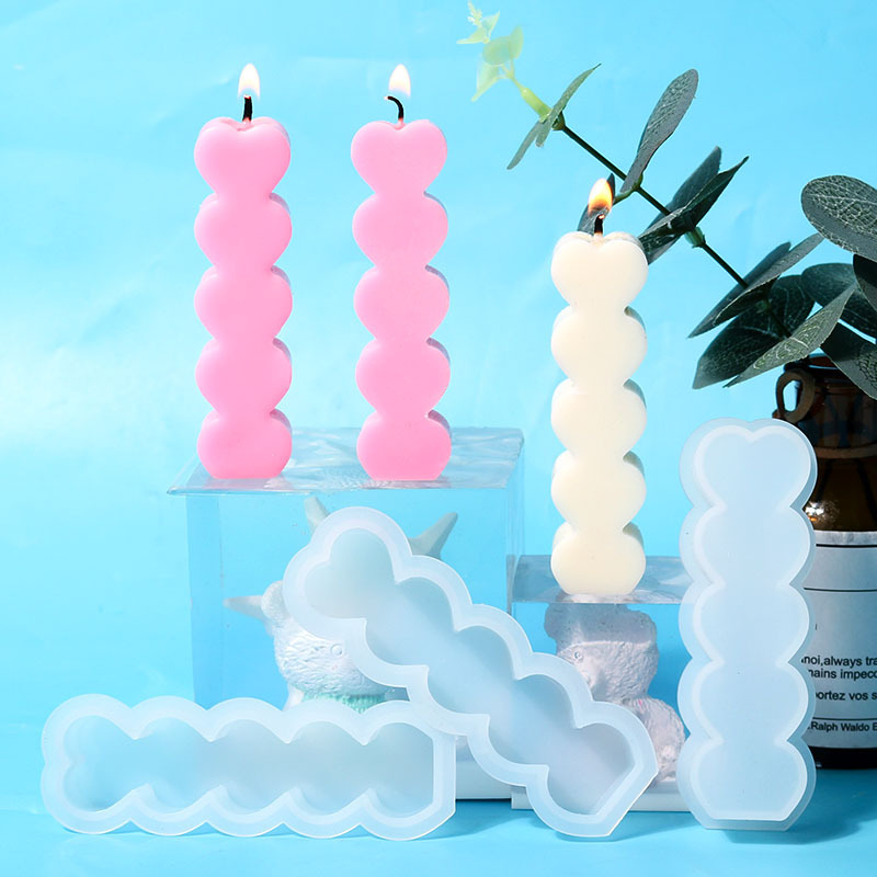 diy滴胶爱心硅胶模具波浪蜡烛香薰石膏水纹S型翻糖蛋糕巧克力磨具详情5