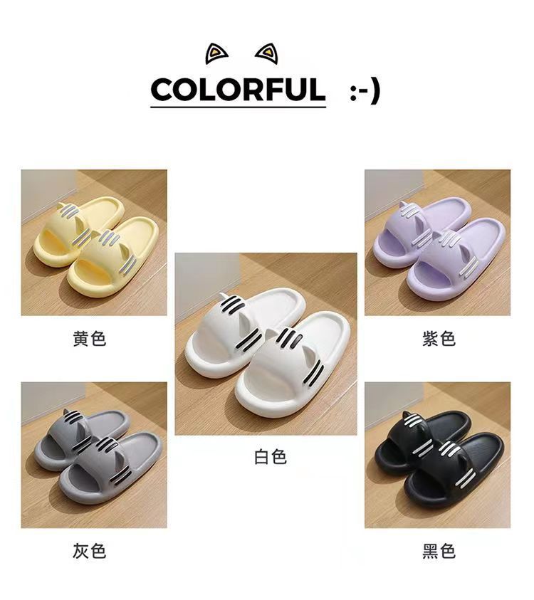 紫色卡通洞洞鞋儿童夏季拖鞋童鞋可爱防滑软底详情3