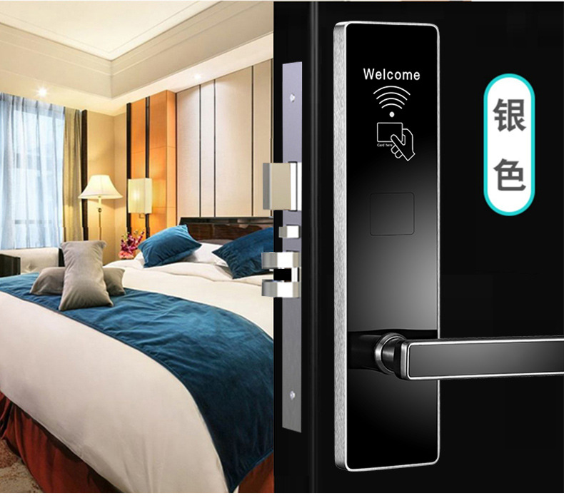 Hotel door lock, hotel magnetic card induction lock, apartment smart electronic ic card lock, homestay rental house card swiping lock manufacturer pic 21