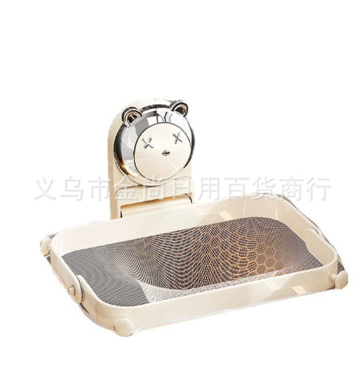 Suction cup non-drilling kitchen sink filter screen, household leftover rice multi-functional foldable sink draining rack pic 4