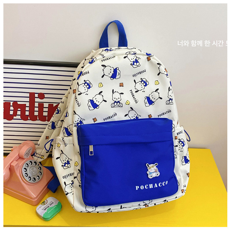 New cute cartoon Sanrio Pacha Dog backpack, a lightweight schoolbag for junior and senior high school students with cartoon comics pic 25