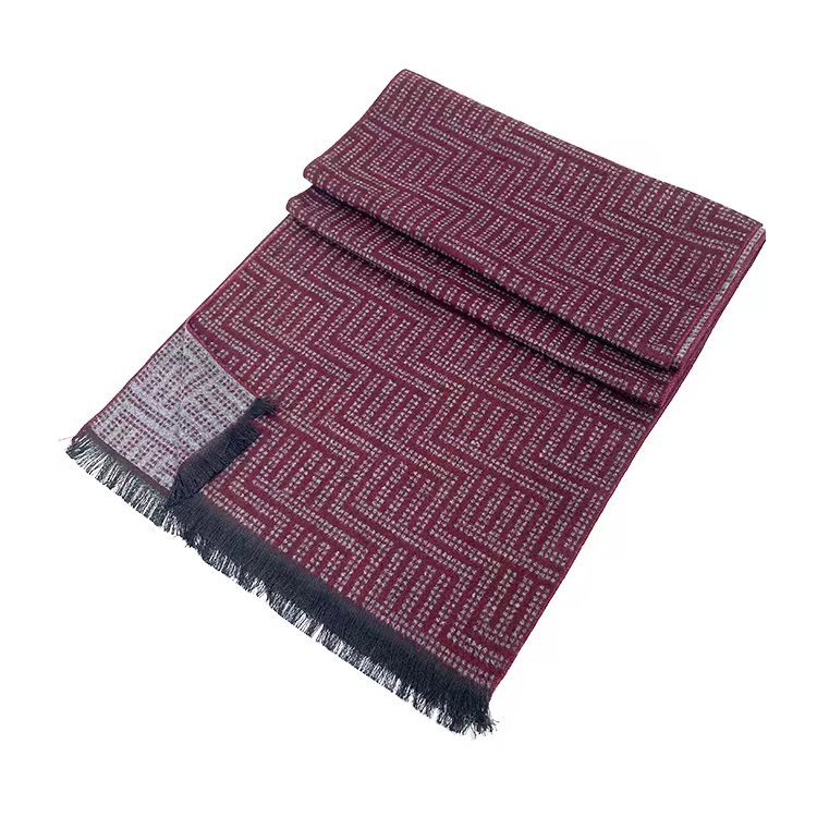 外贸男士围巾批发厂家男秋冬流苏围巾格子围巾仿羊绒围巾源厂家详情36