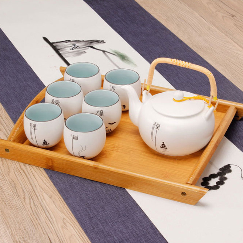 Rectangular bamboo and wood trays, tea cups with handles, hotel restaurant trays, double-eared wooden plates for pastries and bread pic 19
