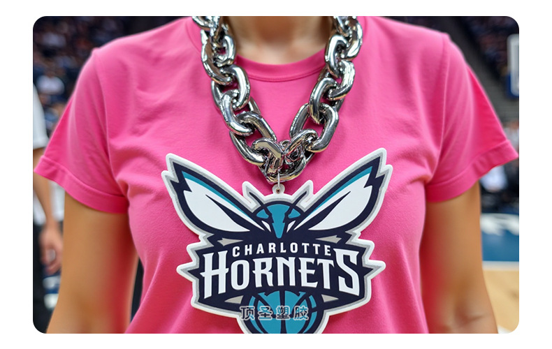 厂家EVA泡沫大项链球迷粉丝吊坠服饰球队啦啦队吊牌NFL跨境详情5