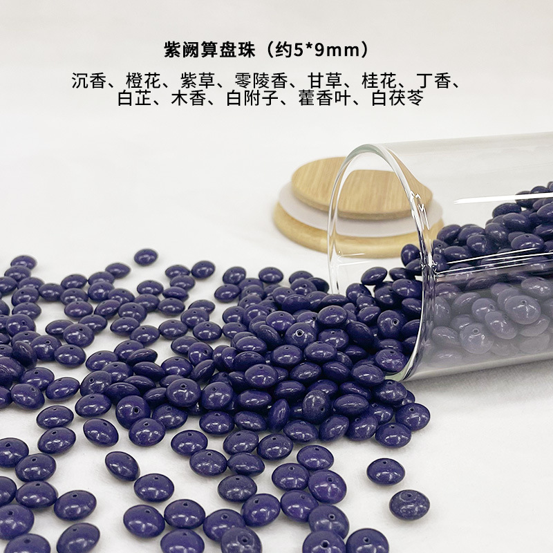 天然合香珠中药散珠珠夏季单颗纹路珠异形珠批发手工串珠手饰品详情11