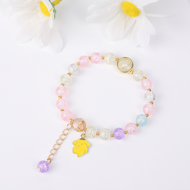 爆花水晶手链三丽欧系列少女韩版首饰库洛米朵闺蜜学生手串饰ins详情9