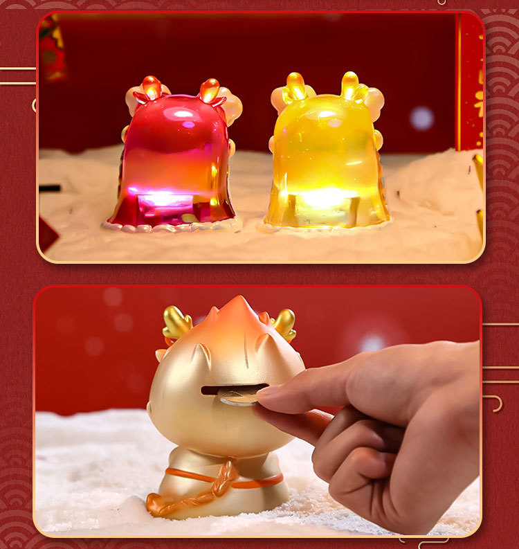 Spring Festival Dragon Year Auspicious Dragon Treasure New Year Flavor Creative Landing Large decorative items, New Year and Spring Festival gifts wholesale resin handicrafts pic 13