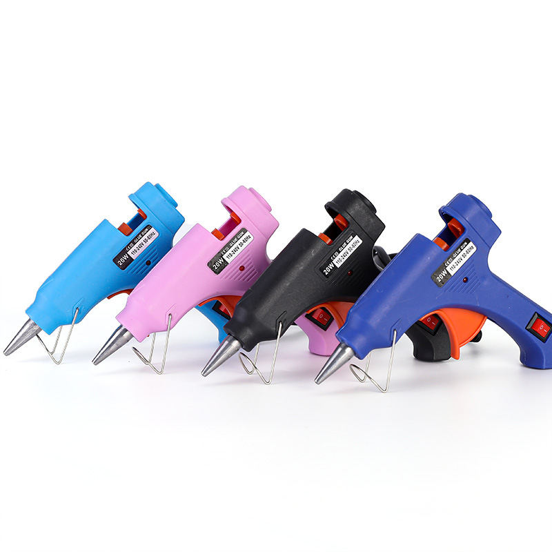 Hot melt glue gun, handmade household hot melt glue gun, glue stick, 20W/7mm hot melt strip, plastic welding gun, hot melt glue gun pic 6