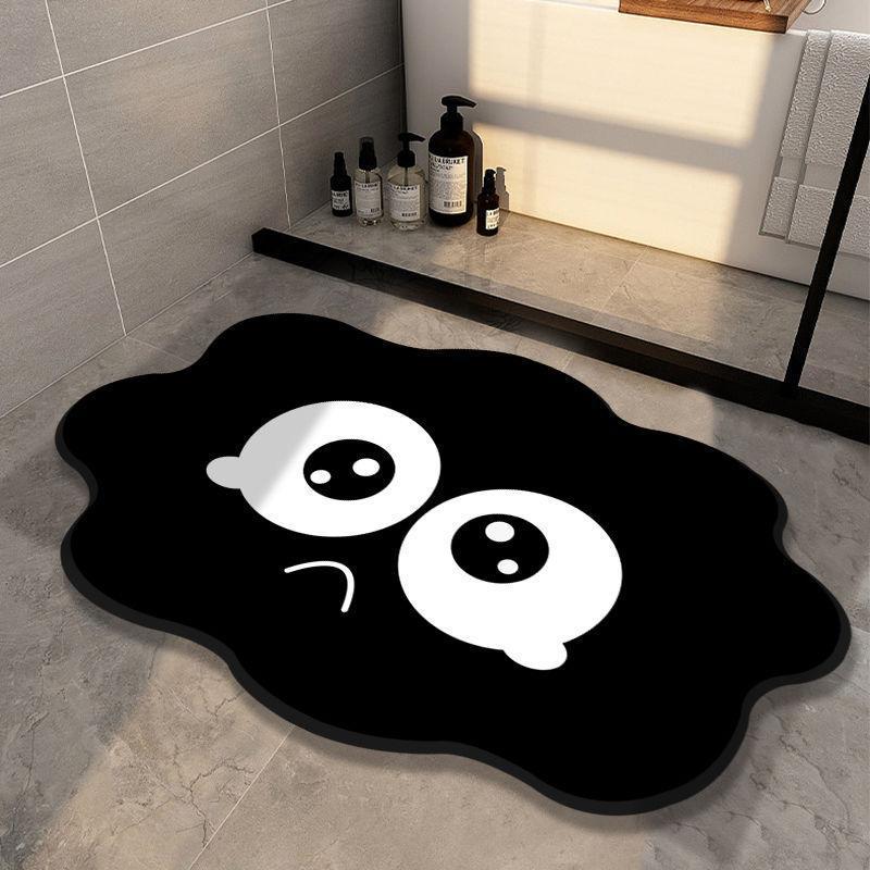 Diatom mud cartoon floor MATS for bathrooms, water-absorbing and quick-drying anti-slip foot MATS for lobbies, dirt-resistant and easy-to-clean door MATS pic 19