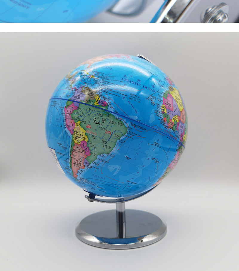 Jingfeng 20CM Chinese-English globe, high-definition geography teaching tool for middle school students, office desk decoration wholesale pic 13