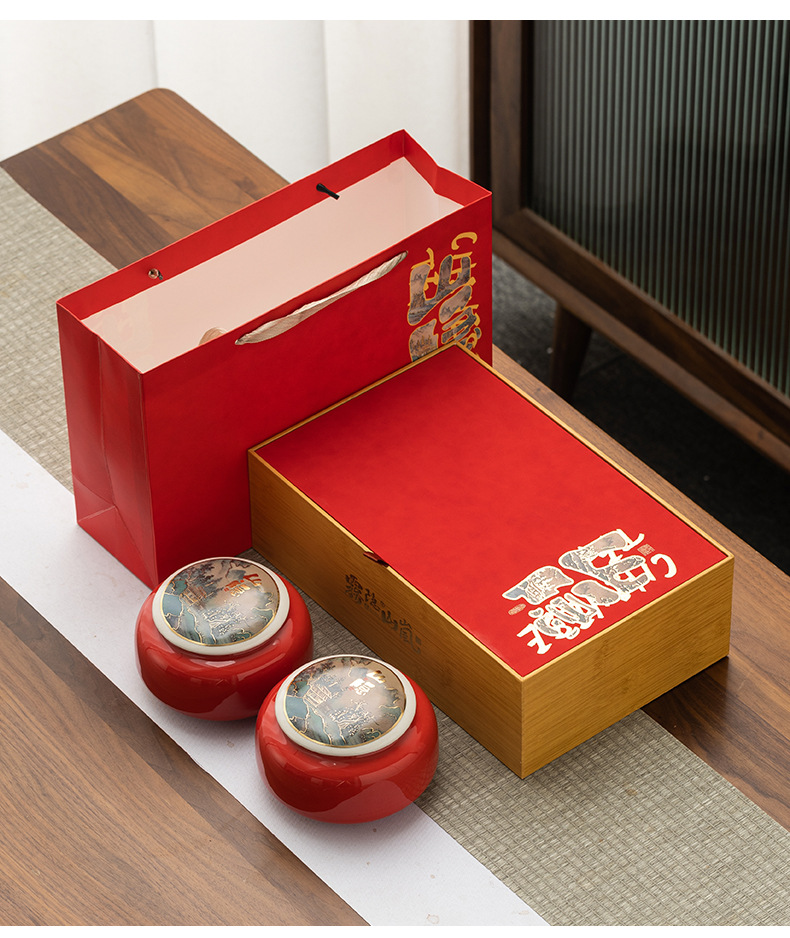 高档茶叶罐包装礼盒通用半斤装茶叶罐古密封罐密封茶罐盒装批发详情6
