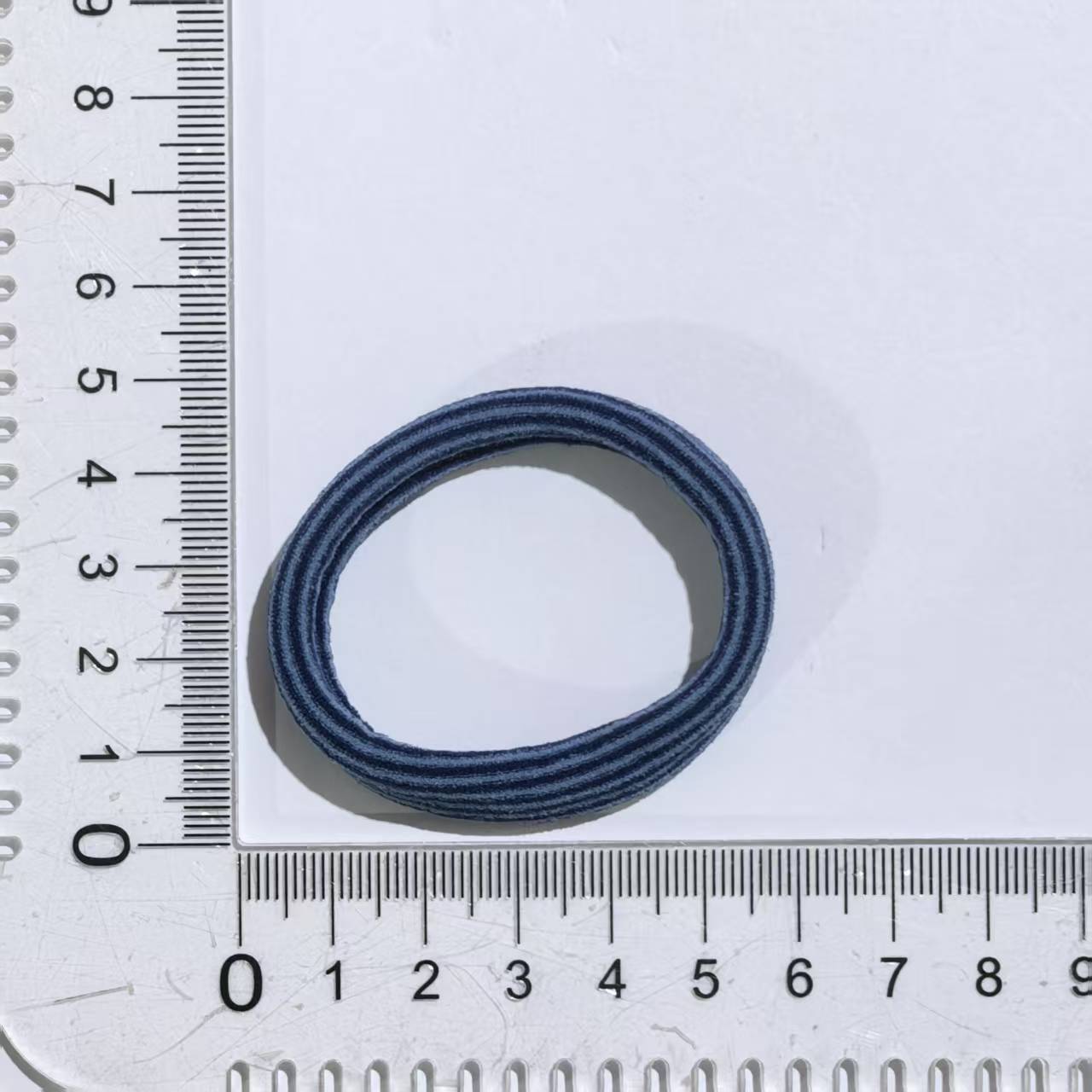 韩国秋冬新款咖色条纹毛巾圈发圈时尚简约高弹力头绳发绳发饰女详情3