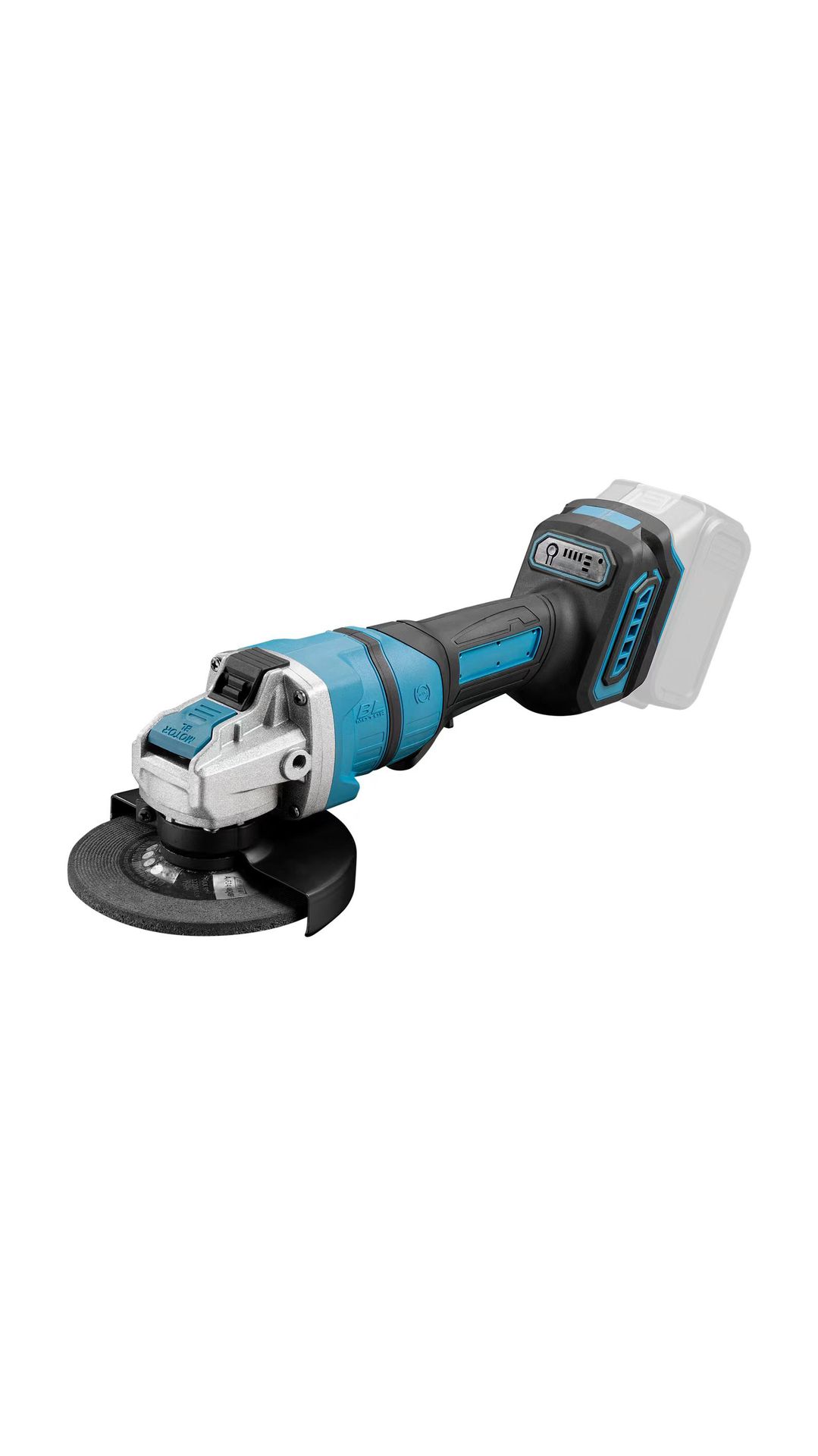 Bison Baisen Machinery Foreign Trade Dewei model rechargeable Angle grinder, Angle grinding machine, lithium battery tools, high-power speed-regulating cutting machine sanding pic 5