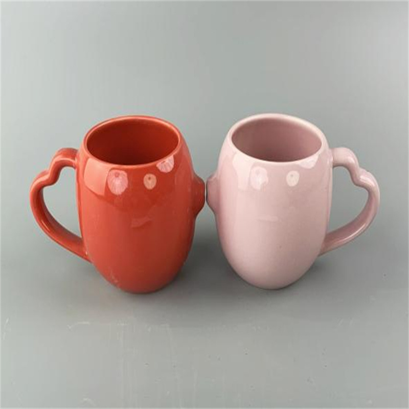 现货高颜值设计感渐变手捏纹杯子女生咖啡杯家用喝水杯情侣漱口杯详情21