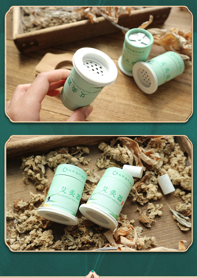 Moxibustion box, small suspended moxibustion cylinder can, portable moxibustion for home use, acupoint moxibustion tool, moxa grass and moxa stick column tool pic 17