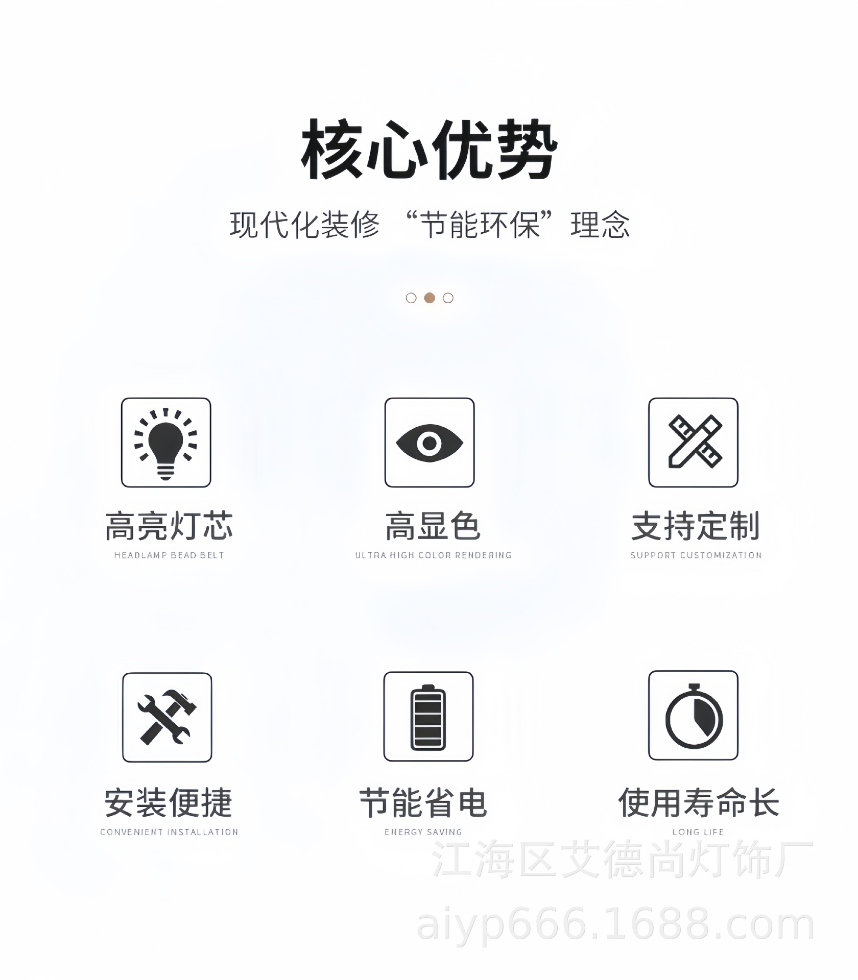 led灯带高压220V灯带超亮灯带5排320珠防水户外隧道工程照明灯条详情2